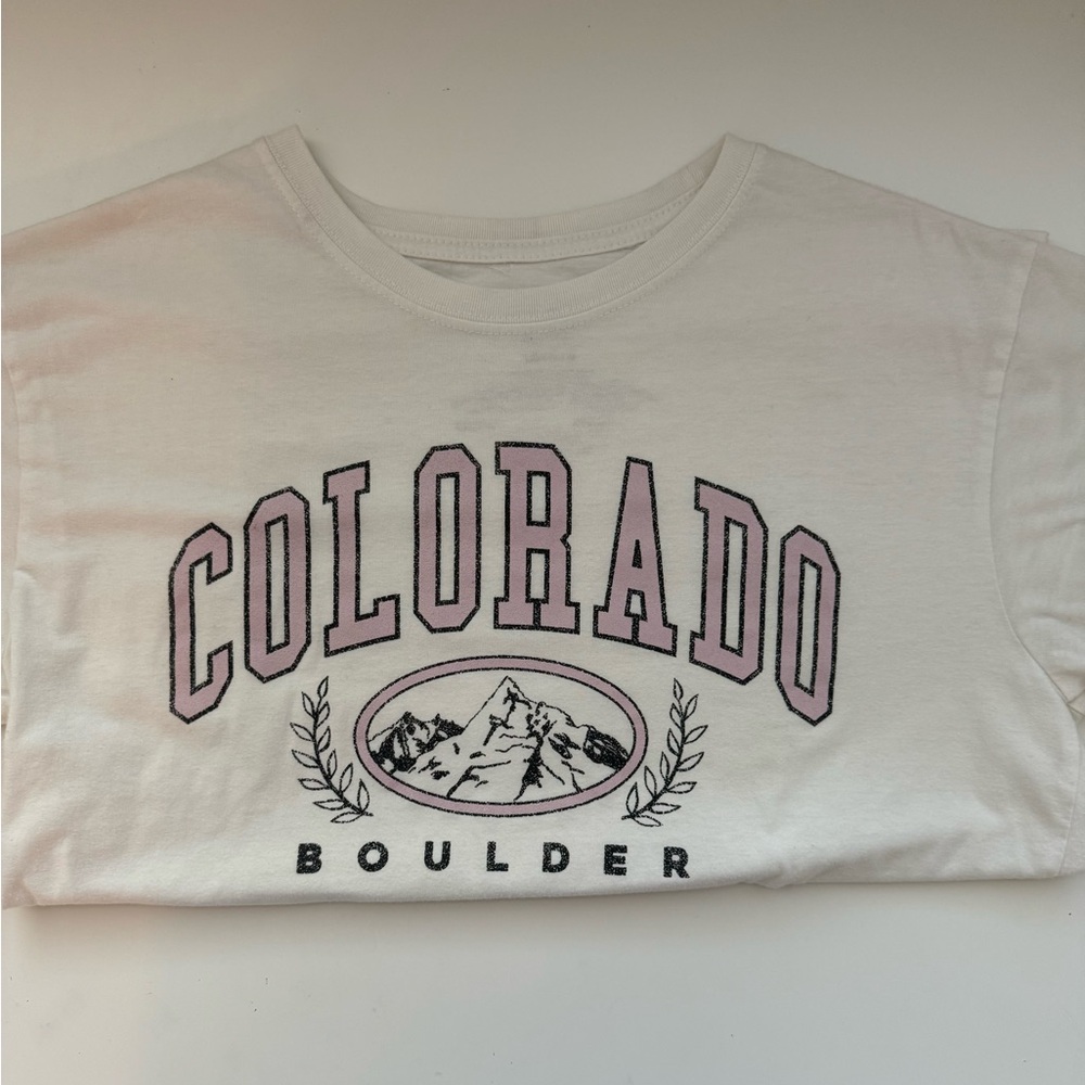 Boulder Colorado oversized T-shirt